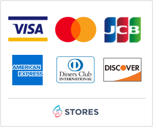 VISA、Mastercard、SAISON、JCB、American Express、Diners Club、Discover Coineyでクレジトカード決済